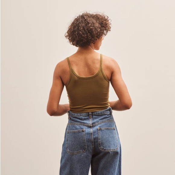 ARQ Dark Olive Tank Top - Picture 2 of 3